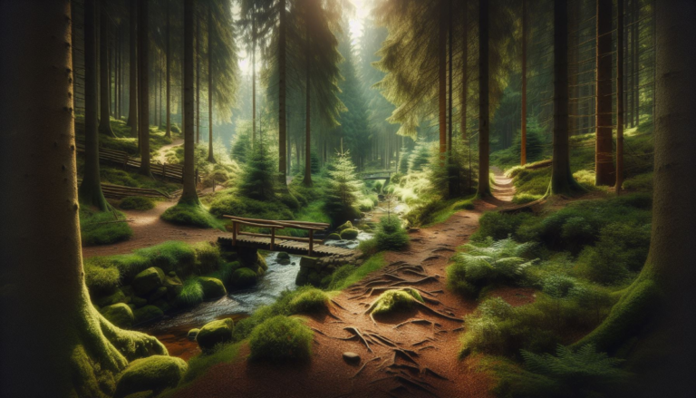 A scene in the woods with a stream, a wooden bridge, and many paths to signify the question - How come so many Christians don&rsquo;t really know God?