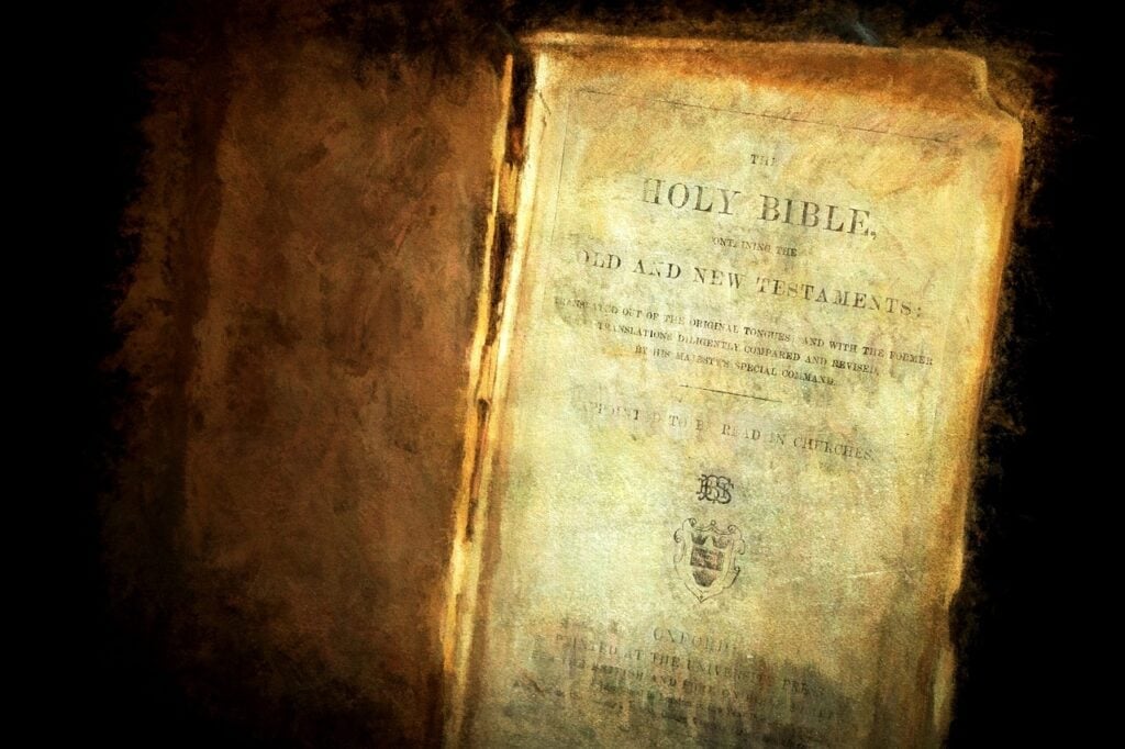 A very old and delicate Bible