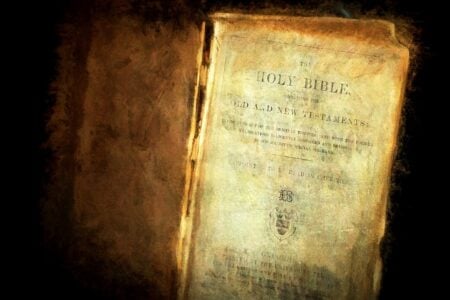 A very old and delicate Bible